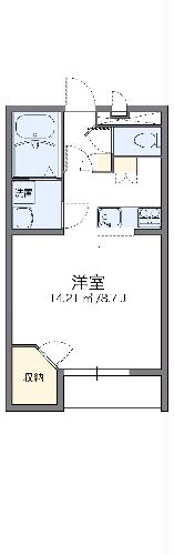 レオパレスＧａｒｄｅｎＰｌｏｔの間取り