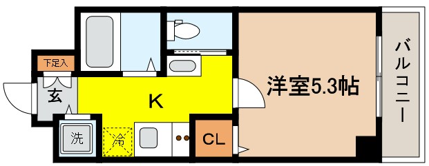 ラ・ティーダ御影の間取り