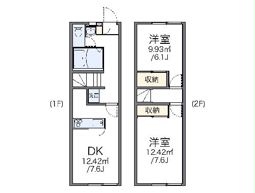 レオパレスＨＡＰＰＹ　ＩＳＬＡＮＤ　IIの間取り