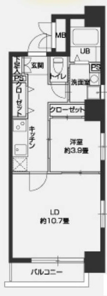 カスタリア一番町WESTの間取り