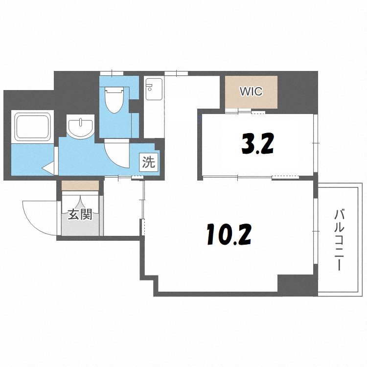 レガーロ札幌ステーションの間取り