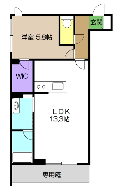 ベレオＦｕｋａｔａの間取り