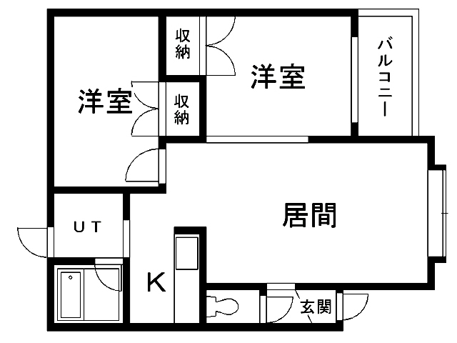 アルピーヌ愛国の間取り