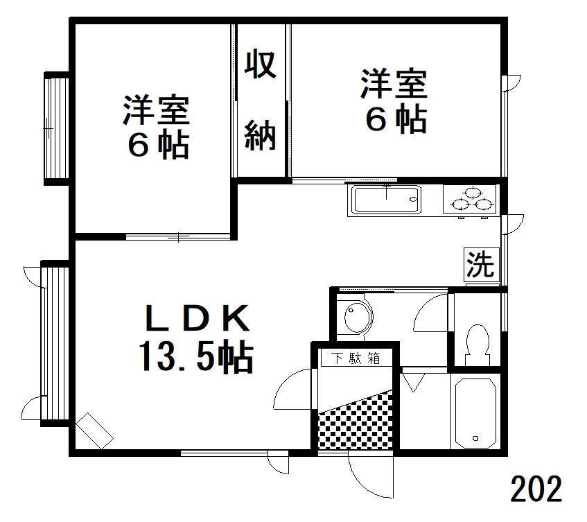 ハイツセピアの間取り