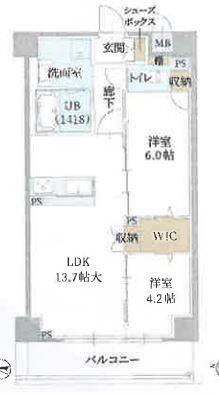 トリニティ豊中本町の間取り