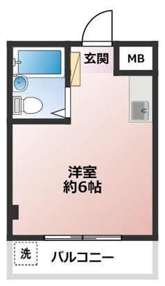 鶴ヶ島市大字鶴ヶ丘のマンションの間取り