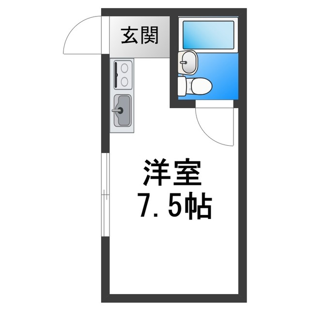 北畠USTマンションの間取り