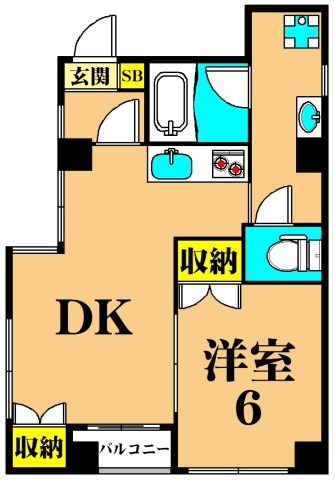 湯建大森北ビルIの間取り