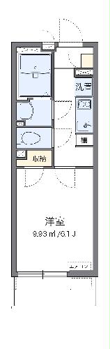 クレイノサークル　平和台の間取り