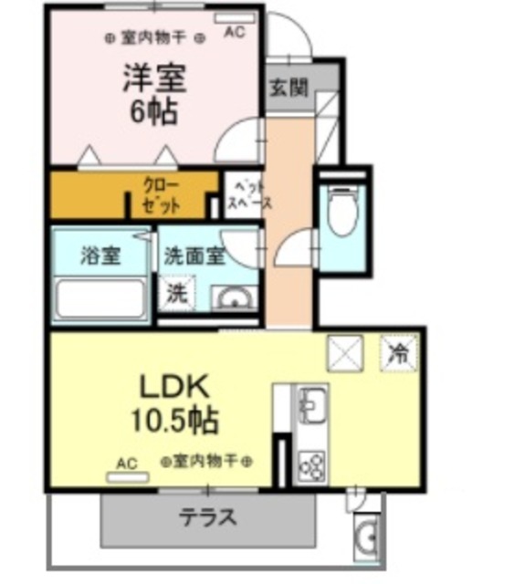 ヴァンヴェール碧の間取り