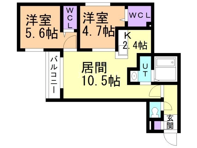 S-RESIDENCE元町alectraの間取り