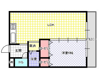 CASA香里園の間取り