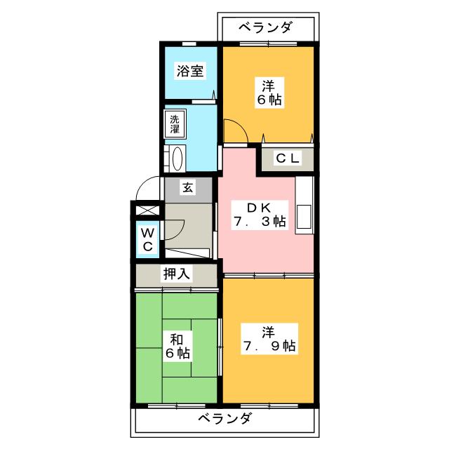 グラシアの間取り