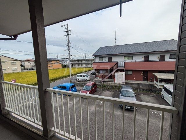 【知立市谷田町西のアパートの眺望】