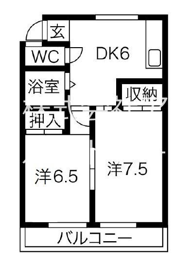 【グリーンハイツIの間取り】