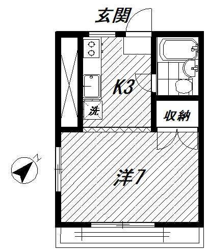 豊島区上池袋のマンションの間取り