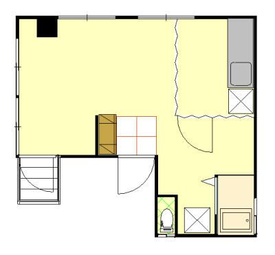 横浜市南区共進町のマンションの間取り