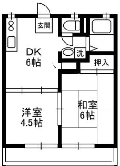 カーサ名越の間取り