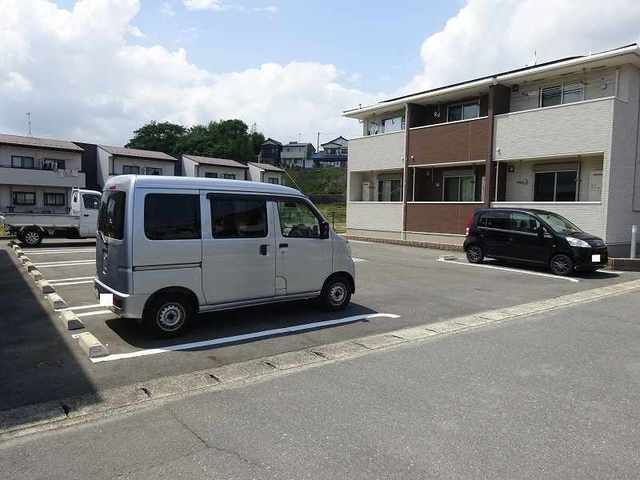 【桑名市大字額田のアパートの駐車場】