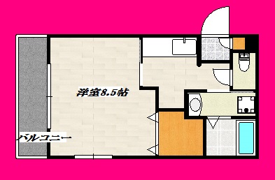 鹿児島市鴨池のマンションの間取り