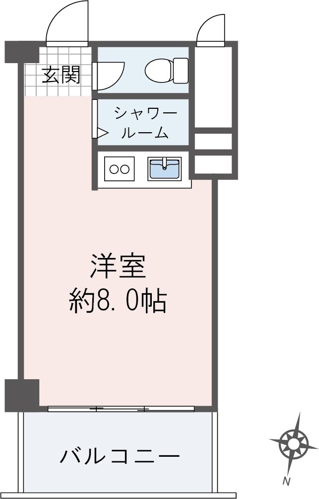 シーボニアマンションA棟の間取り