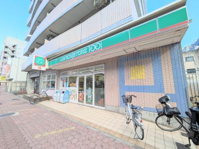 コンビニ　ローソンストア１００東新町店（コンビニ）まで161m