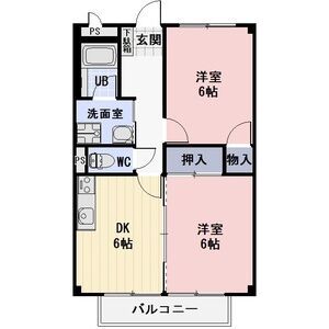 Grand　Chariot堀内の間取り