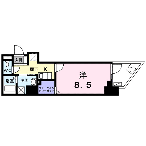 横須賀市小川町のマンションの間取り