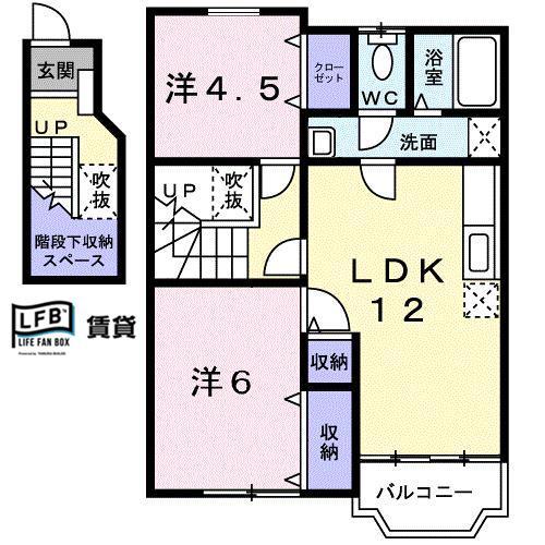 ベル・アルカンシェルＢの間取り