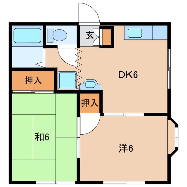 パークハイツトミーの間取り