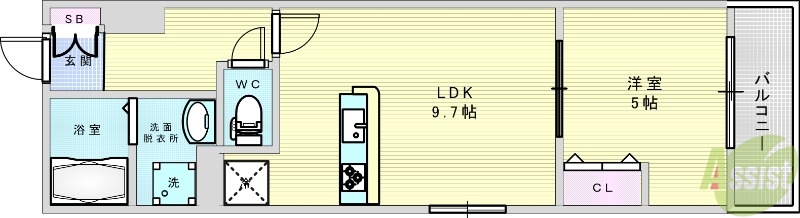 アート茨木2の間取り