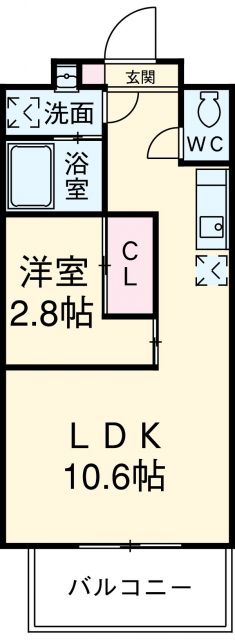 アヴァンコンティア小幡の間取り