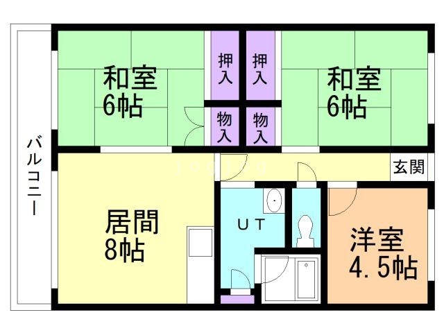 青山ハイツの間取り