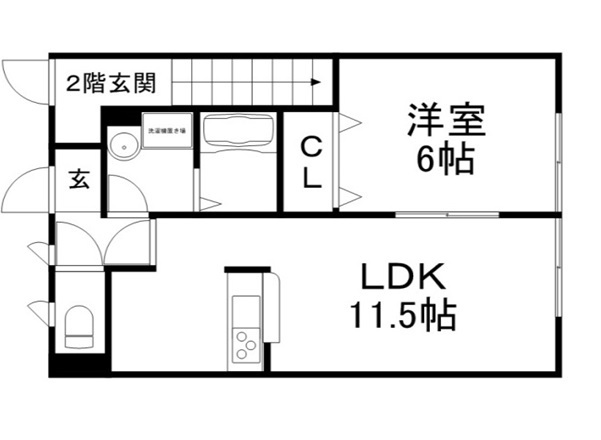 モンヴィーナス　Ｂ棟の間取り