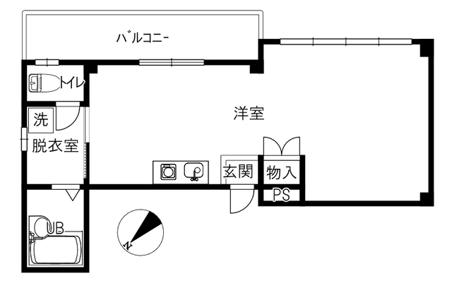 メゾンデジュネスの間取り