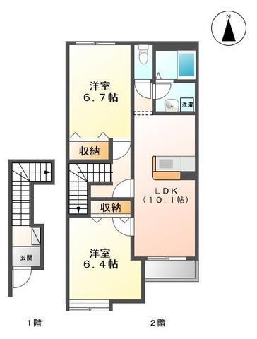 フォレストメゾン７２の間取り