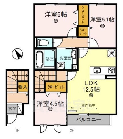 パストラーレの間取り