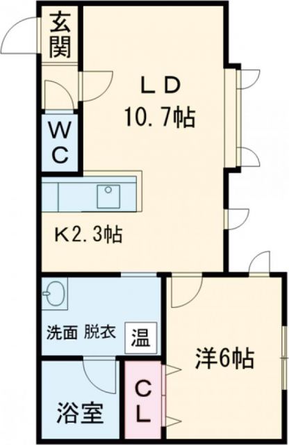 シンフォニー砂川IIの間取り