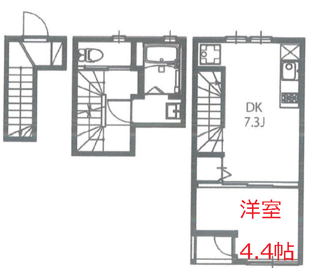 大田区南六郷のアパートの間取り