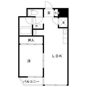 牛越橋ハイツの間取り