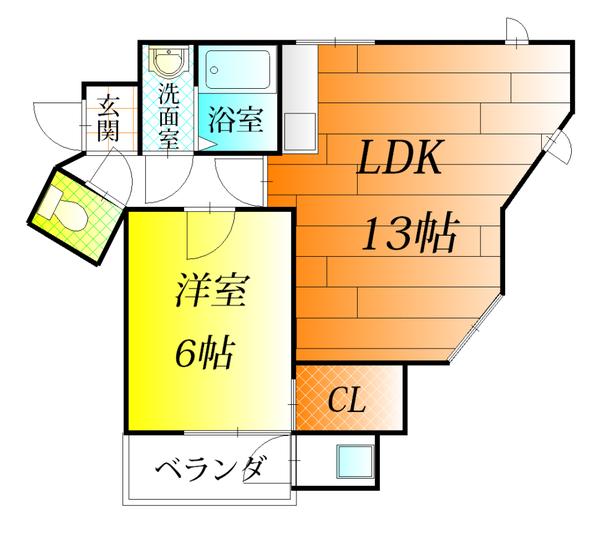 アングルミヨシの間取り