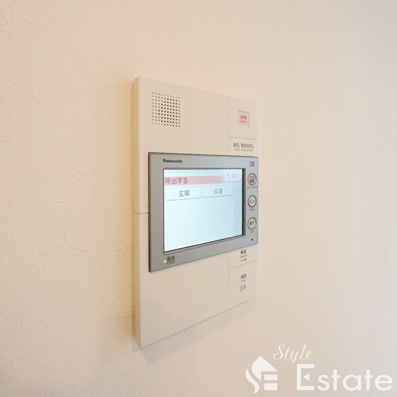 セキュリティ　モニター付きインターホン
