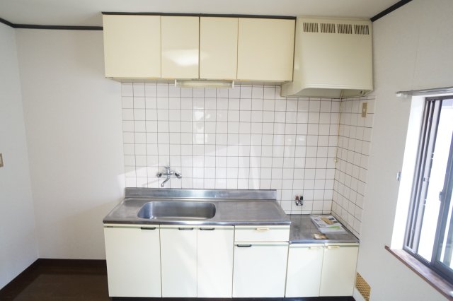 キッチン　2口ガスコンロ設置可です