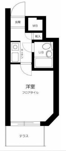 エヴェナール代々木の間取り