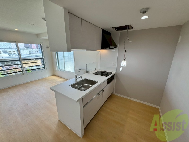 キッチン　システムキッチンなので、すぐお料理に使えます！