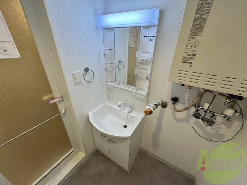 洗面設備　シャンプードレッサーで身支度もラクラクです！