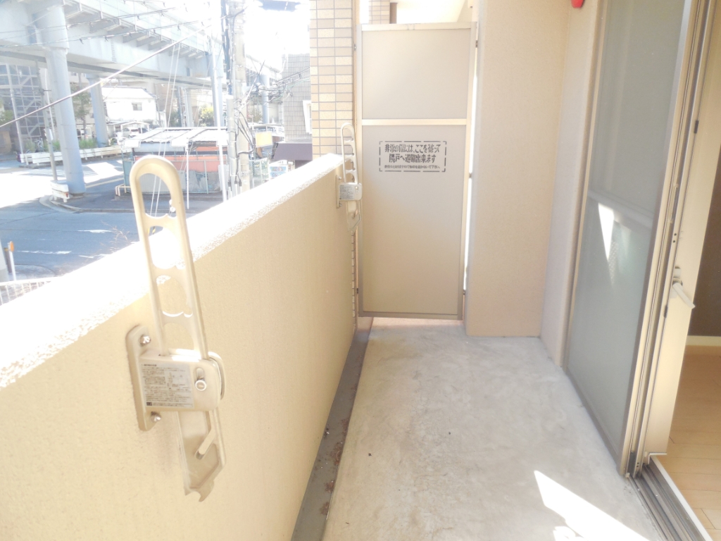 バルコニー　全戸南東向き