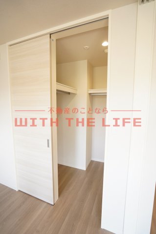 収納　たっぷりとした収納スペースです