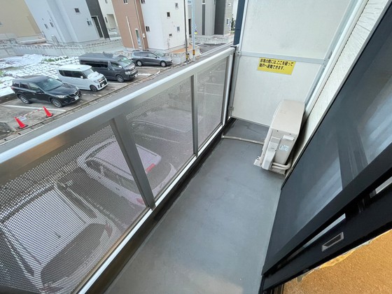 バルコニー　※別部屋の写真です