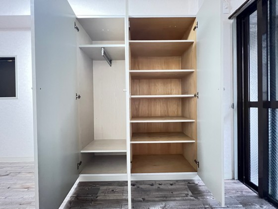 収納　※別号室の写真となります。